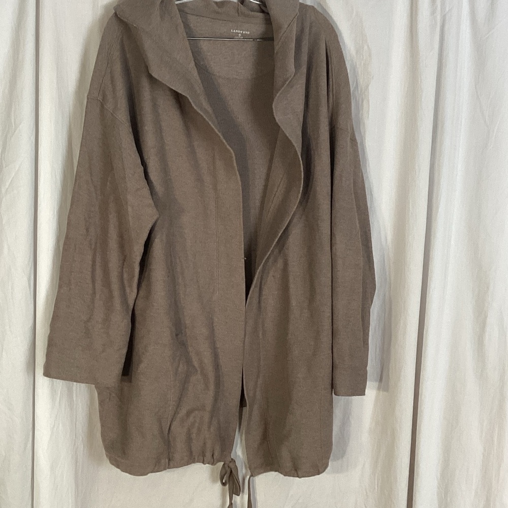 Dressy cotton hoodie